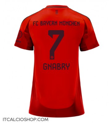 Bayern Munich Serge Gnabry #7 Prima Maglia Femmina 2024-25 Manica Corta